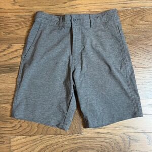 VALOR COLLECTIVE Men's Gray Hybrid‎ Shorts - Flat Front Casual